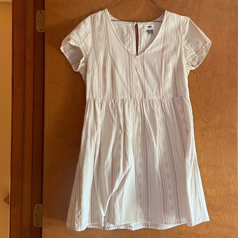 Western Print Babydoll Dress